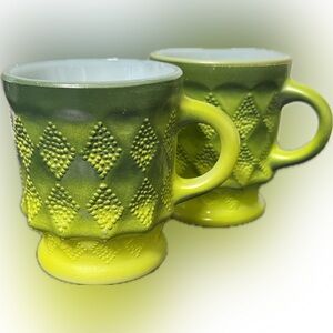Anchor Hocking Kimberly, set of two mugs